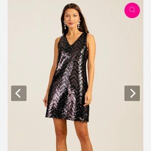 NWT Trina Turk Stellar Sequins Shift Dress- Size 8